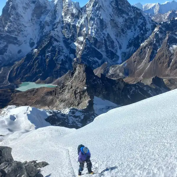 Robert Lewandowski on Lobuche East, Nepal