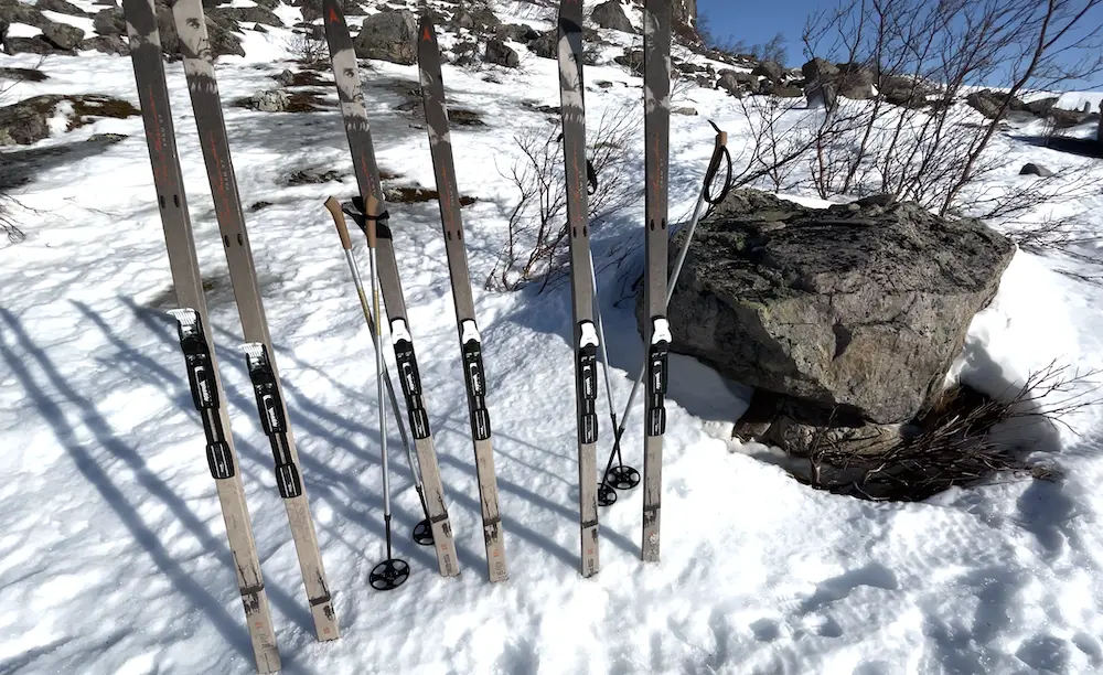 Asnes Skis Amundsen on Kungsleden