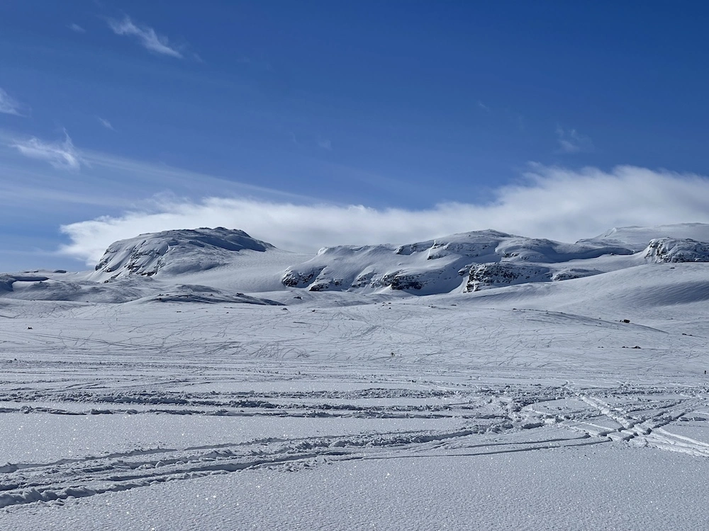Frozen Finse Lake